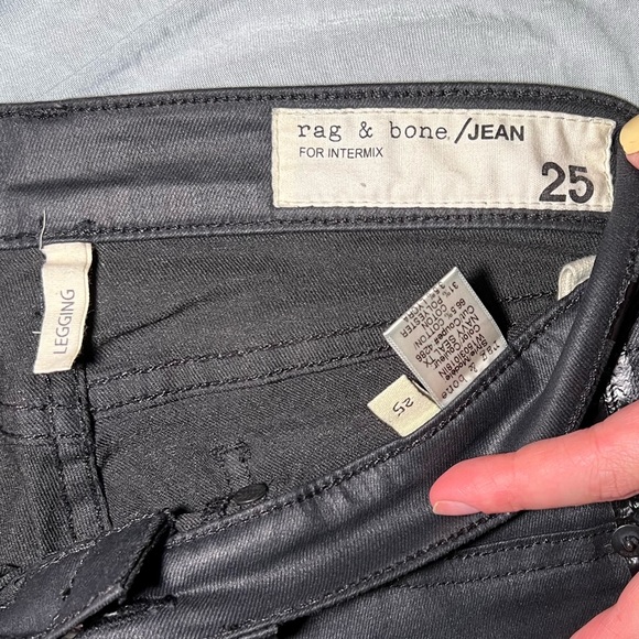 Rag And Bone For Intermix Size 28 Black - Picture 2 of 5